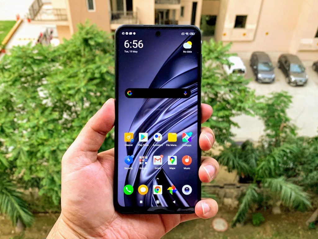 Display of Xiaomi Redmi Note 9