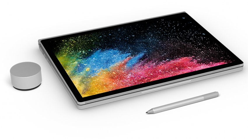 Microsoft Surface Book 2 = best tablet for graphic design