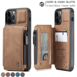 Leather Wallet Case for iPhone 14, 13, 12 and 11